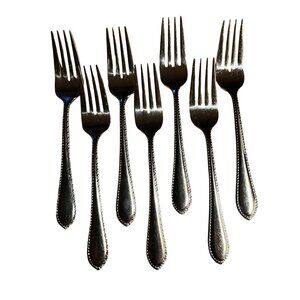 Reed & Barton RDS223 Stainless Salad Forks‎ Set/7